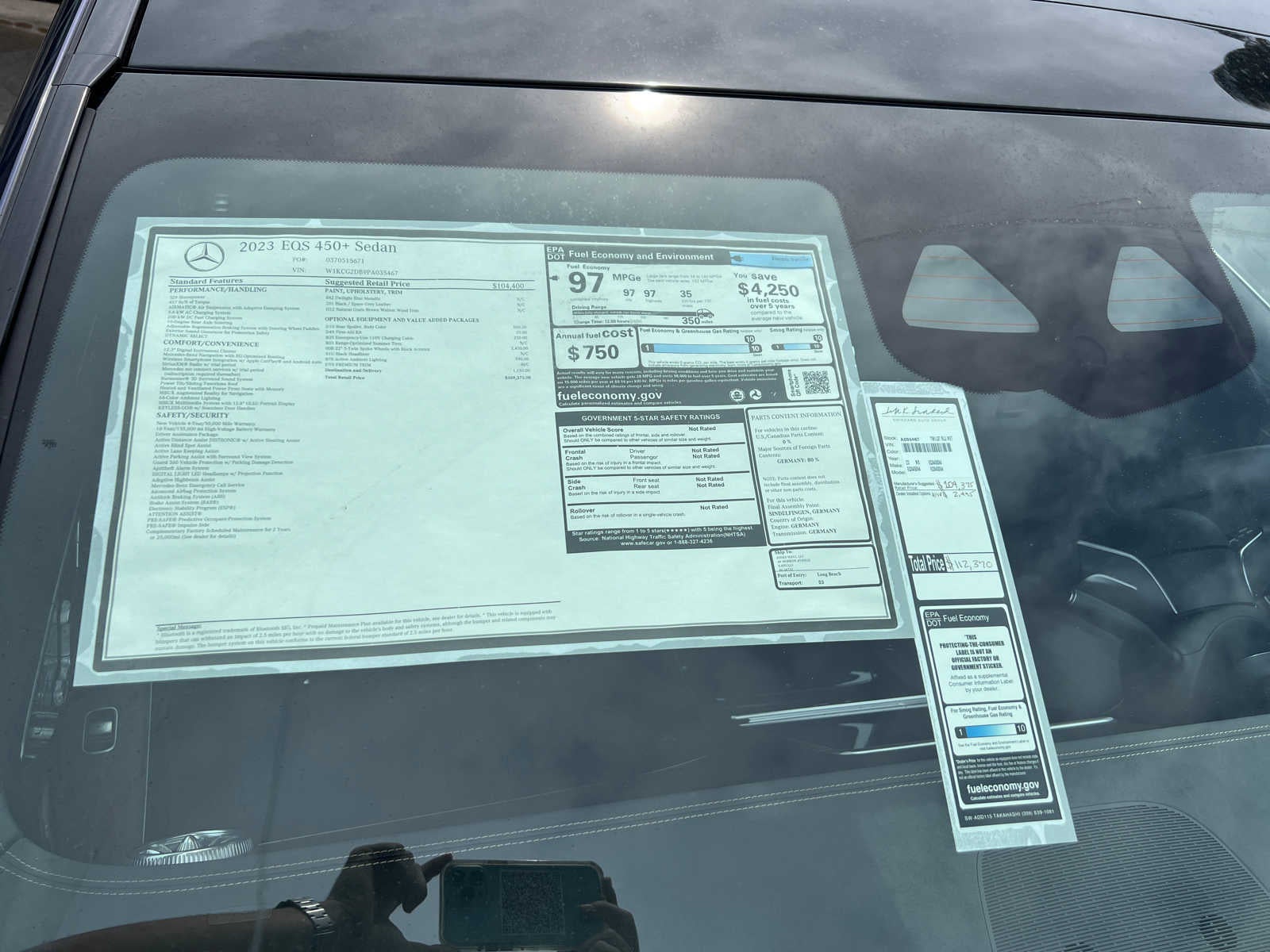 2023 Mercedes-Benz EQS EQS 450+