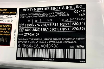 2020 Mercedes-Benz GLE 350 4MATIC® SUV
