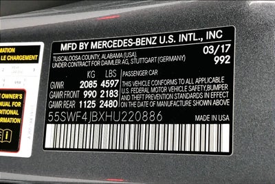 2017 Mercedes-Benz C 300 Sedan