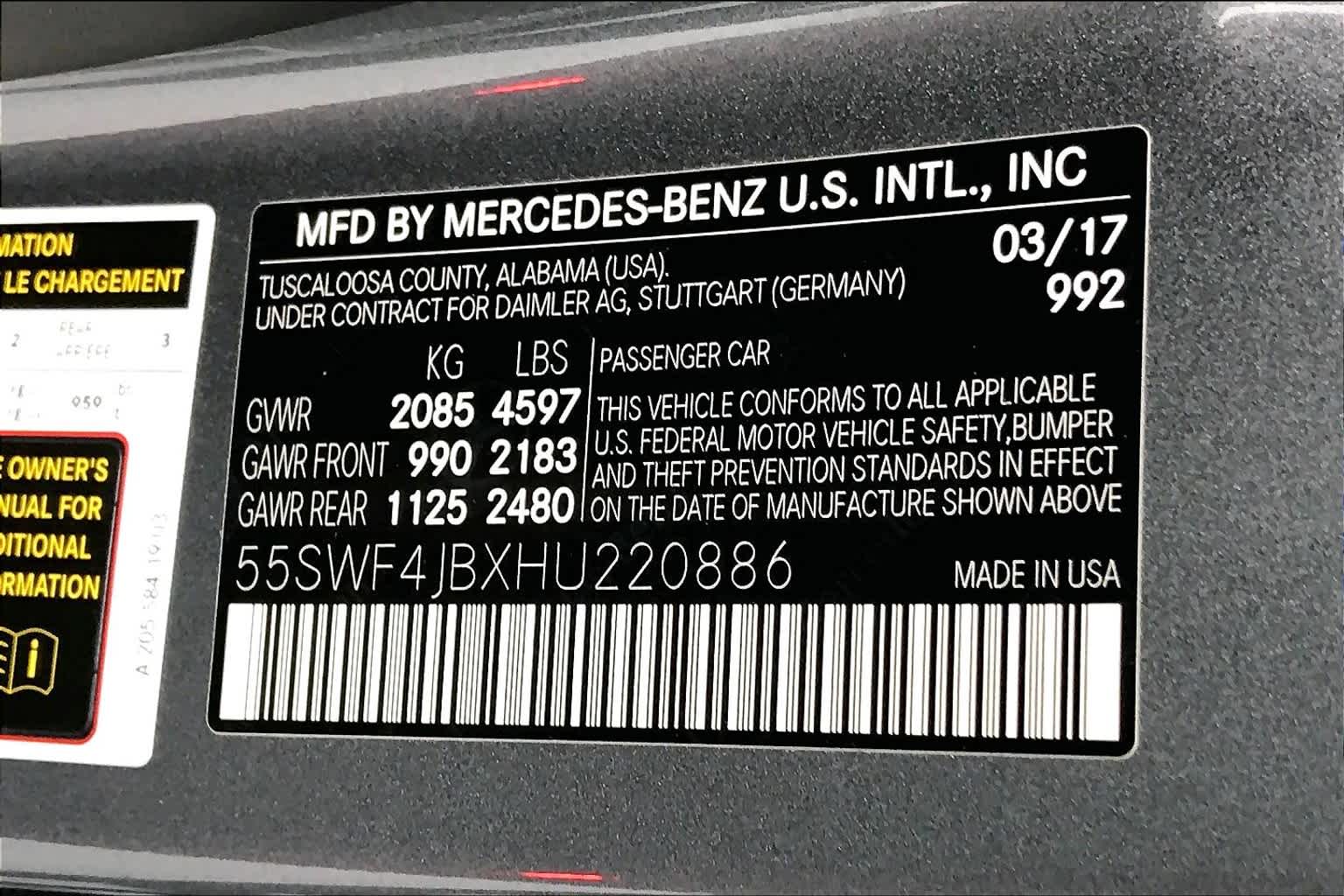 2017 Mercedes-Benz C 300 Sedan