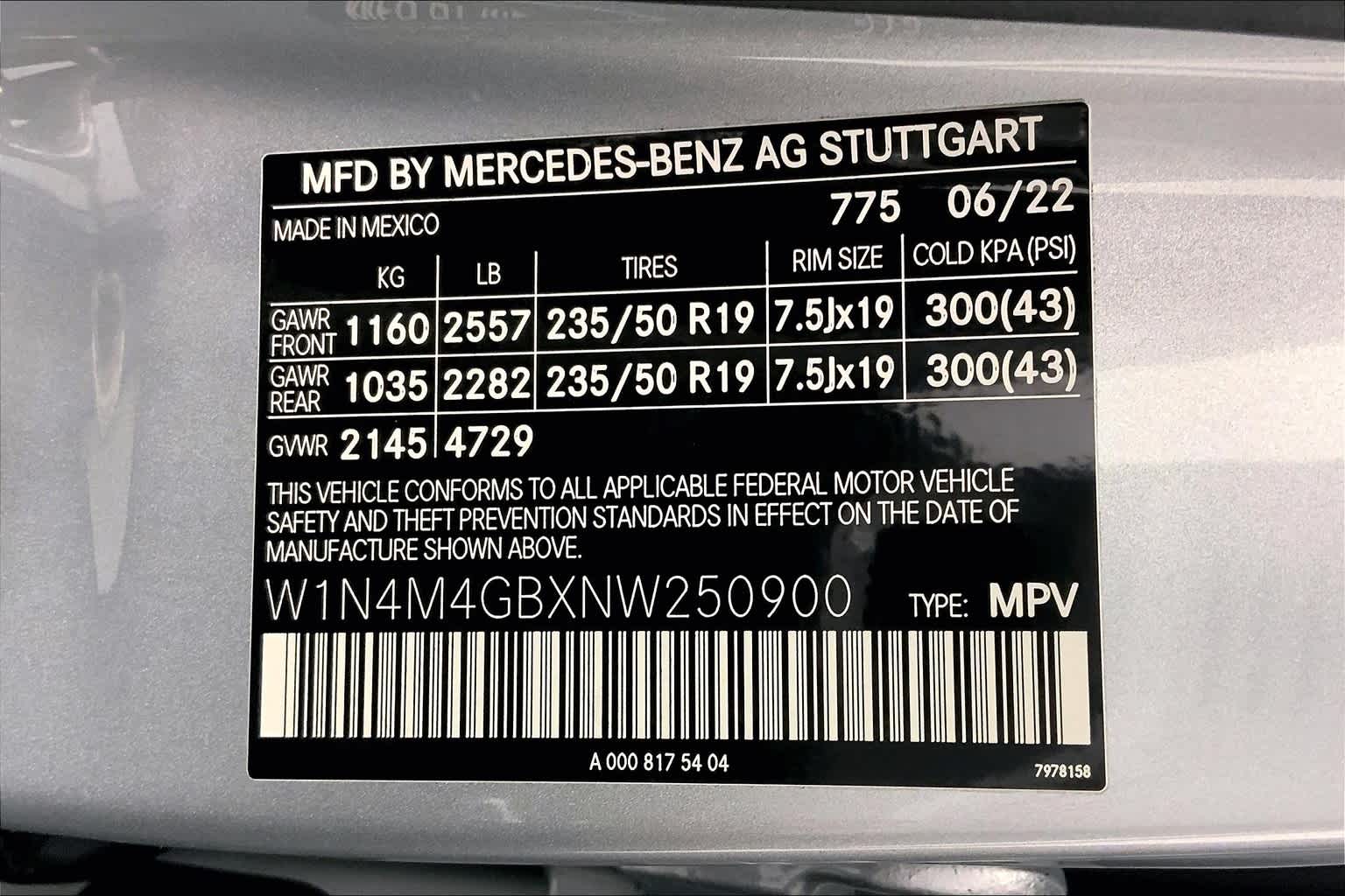 2022 Mercedes-Benz GLB GLB 250