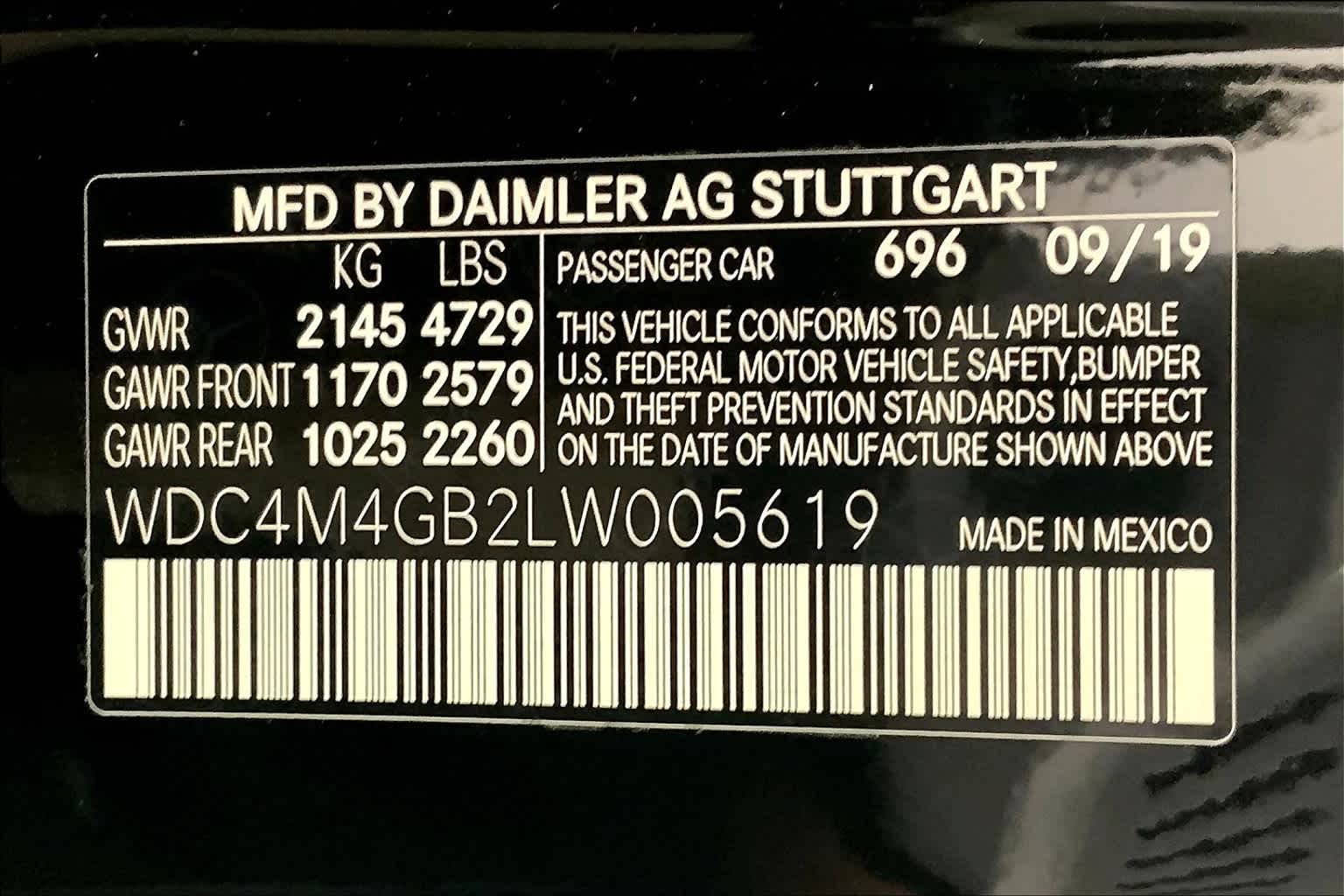2020 Mercedes-Benz GLB 250 SUV