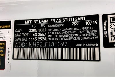 2020 Mercedes-Benz E 450 RWD Coupe