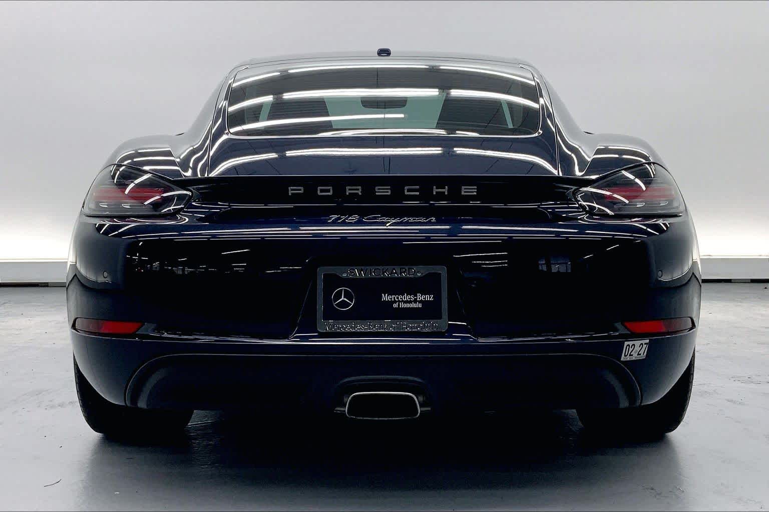 2018 Porsche 718 Cayman Coupe