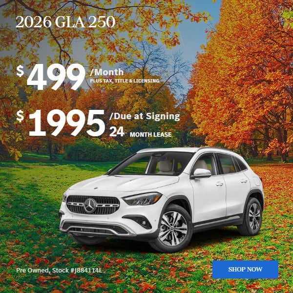 2026 GLA 250: $499/mo