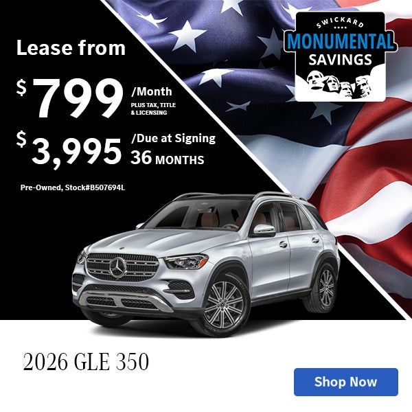 2026 Mercedes-Benz GLE 350 Lease for $799/mo 36 month lease,