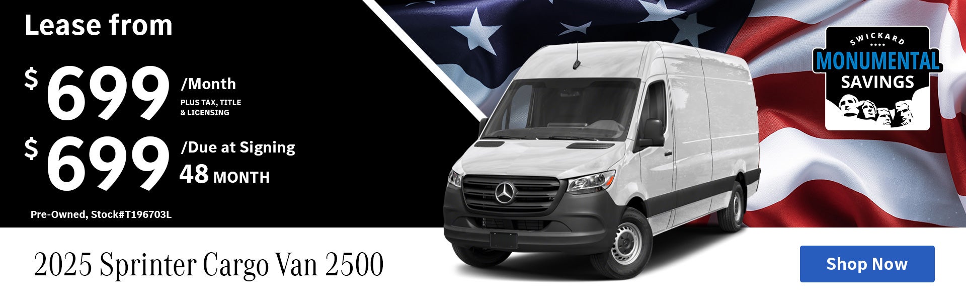 2025 Mercedes-Benz Sprinter 2500 Standard Roof I4 Diesel HO 